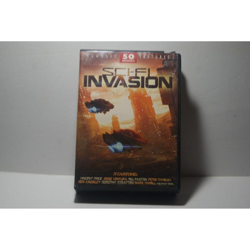 SCI-FI Invasion DVD Box Set 50 Classic Movies ***Read Missing Disc 8
